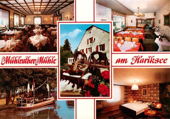 Amern Muehlrather Muehle am Hariksee Gastraeume Bootspartie Gaestezimmer