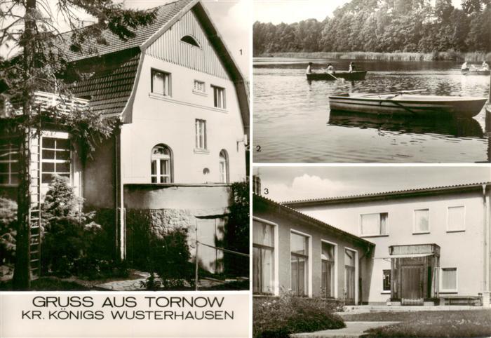 Tornow  Koenigswusterhausen Berlin Schulungsheim der VVB Hauptgebaeude und Bette