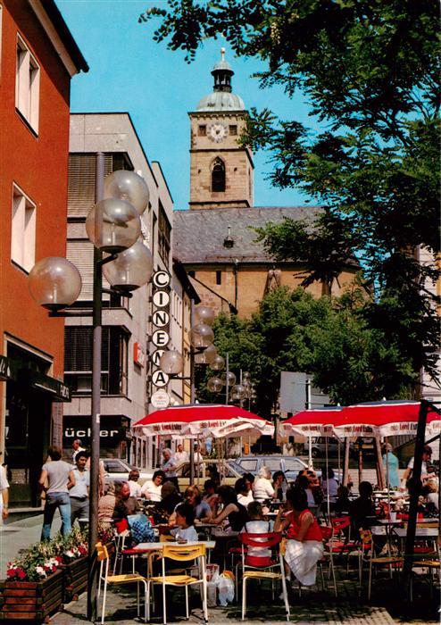 Schweinfurt Main Partie am Marktplatz