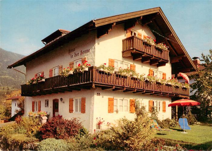 GARMISCH-PARTENKIRCHEN Bayern Fremdenheim Haus in der Sonne