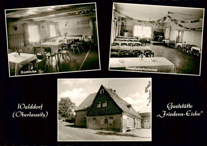 Walddorf Eibau Oberlausitz Gaststaette Friedens Eiche Gaststube Gesellschaftszim