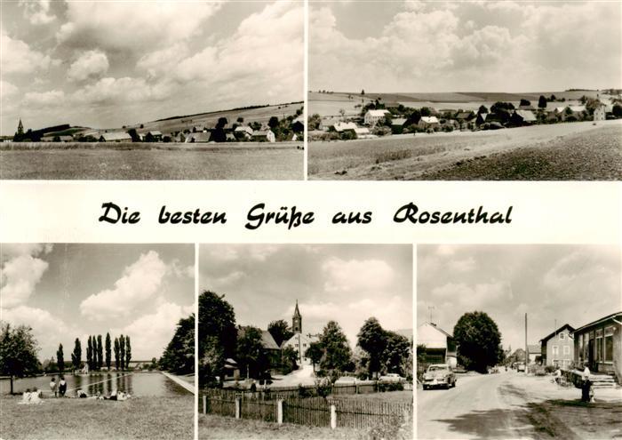 Rosenthal  Sachsen Panorama Teilansichten