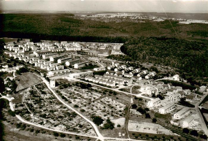 Plochingen Neckar Fliegeraufnahme mit Stumpenhof Siedlung Knick rechts  coben