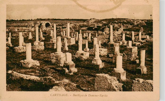 Carthage  Karthago Carthago Tunesie Basilique de Damons Karita