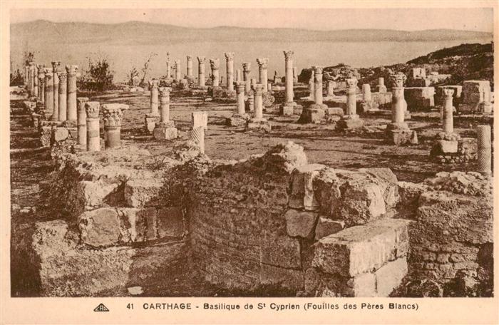 Carthage  Karthago Carthago Tunesie Basilique de St Cyprian