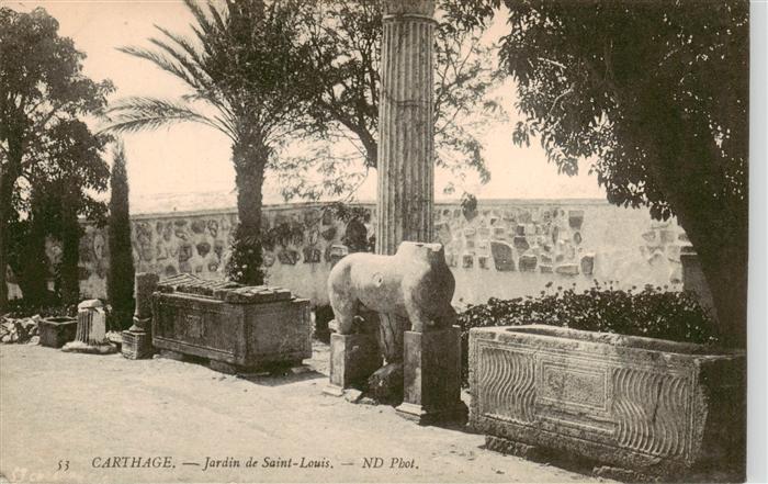 Carthage  Karthago Carthago Tunesie Jardin de Saint Louis