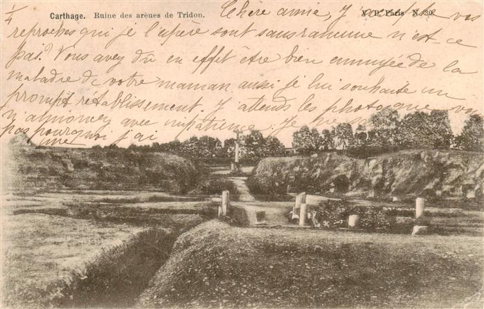 Carthage  Karthago Carthago Tunesie Ruine des arenes de Tridon