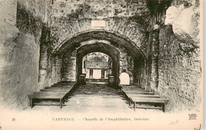 Carthage  Karthago Carthago Tunesie Chapelle de l’Amphiteatre Interieur