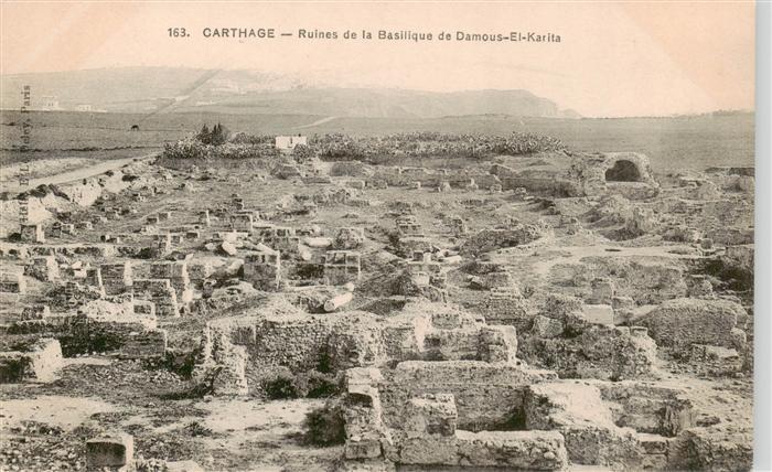 Carthage  Karthago Carthago Tunesie Ruines de la Basilique de Damous El Karita