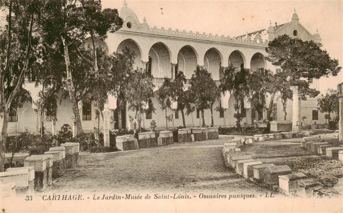 Carthage  Karthago Carthago Tunesie Le Jardin Musee de Saint Louis Ossuaires pun