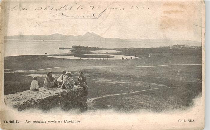 Tunis Tunesie Les anciens ports de Carthage