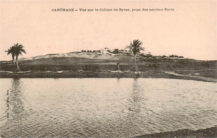 Carthage  Karthago Carthago Tunesie Vue sur la Colline de Byrsa prise des ancien