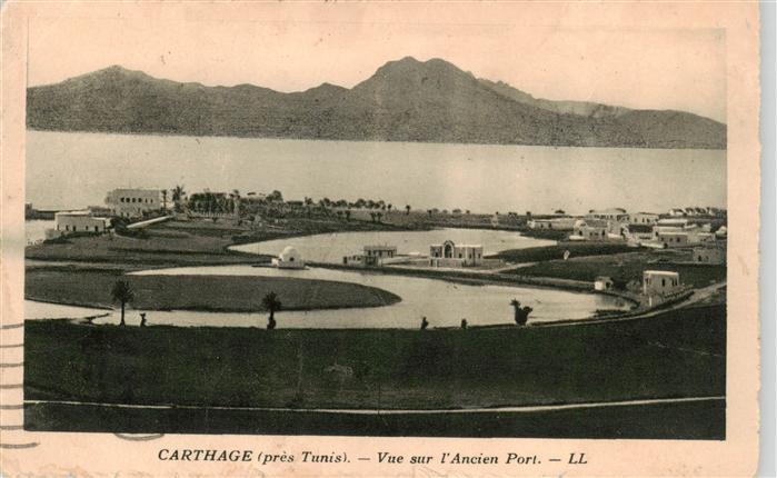 Carthage  Karthago Carthago Tunesie Vue sur l’Ancien Port