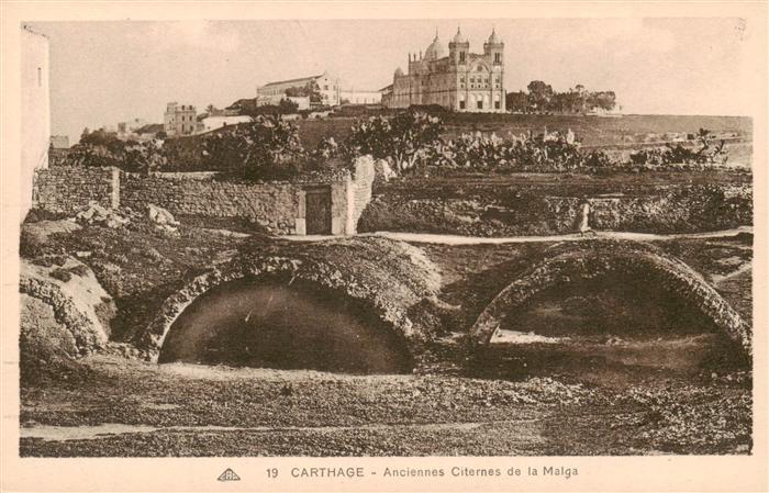 Carthage  Karthago Carthago Tunesie Anciennes Citernes de la Malga