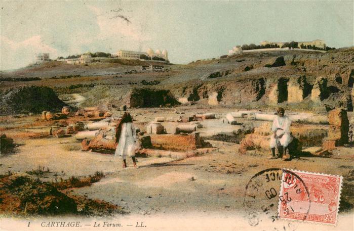 Carthage  Karthago Carthago Tunesie Le Forum