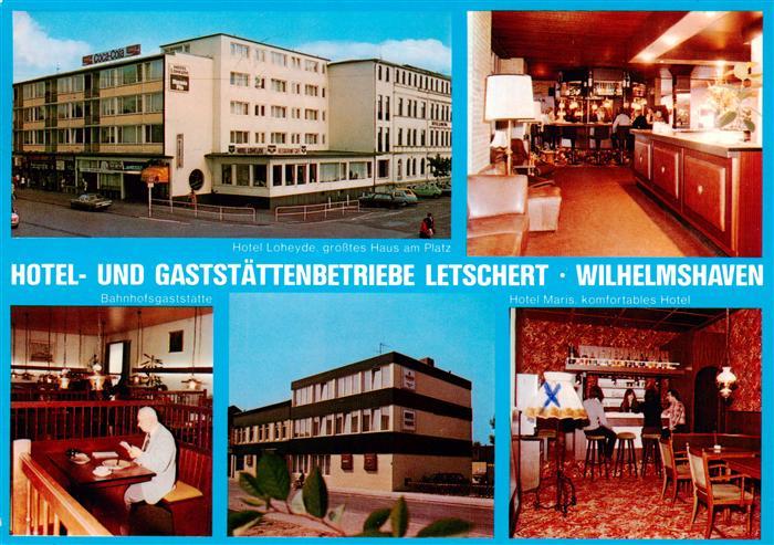Wilhelmshaven  CITY Hotel Loheyde Gastraeume Bar Theke