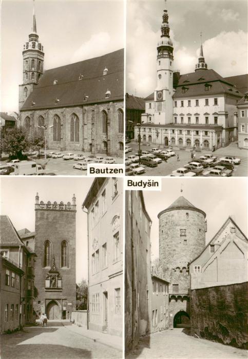 Bautzen Sachsen Dom St Petri Rathaus Matthiasturm Nikolaiturm