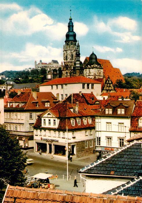 Coburg Bayern Blick auf Stadt und Veste