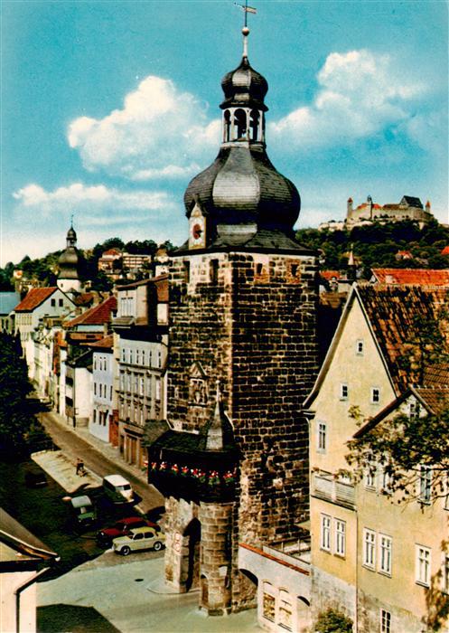 Coburg Bayern Judenturm und Veste