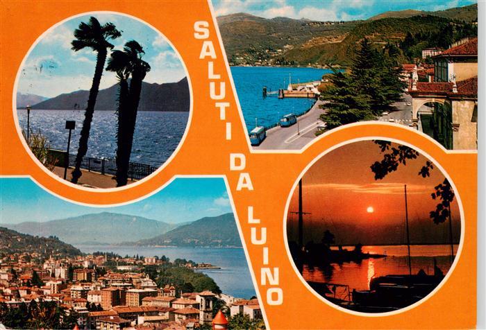 Luino Lago Maggiore IT Teilansichten Panorama