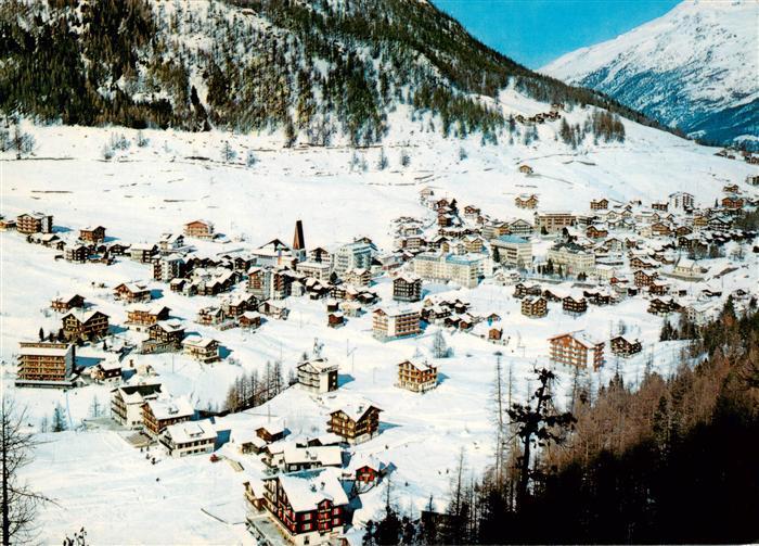 Saas-Fee VS Fliegeraufnahme