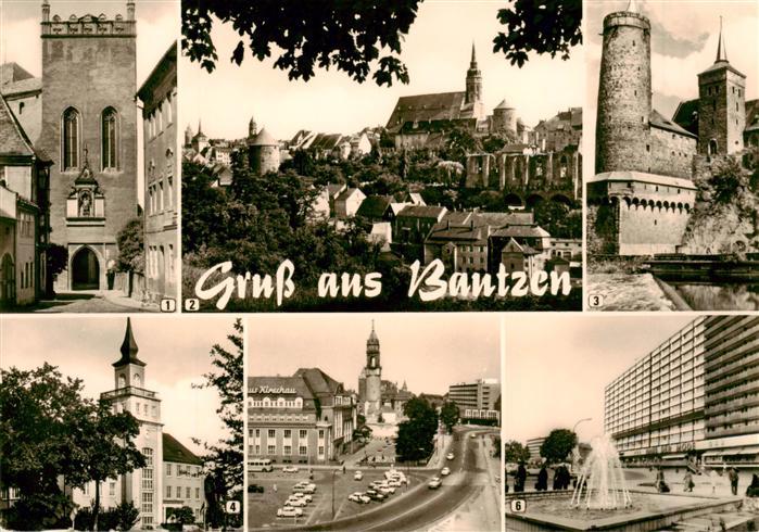 Bautzen Sachsen Ortenburg Petridom Alte Wasserkunst Ingenieursschule fuer Foerde
