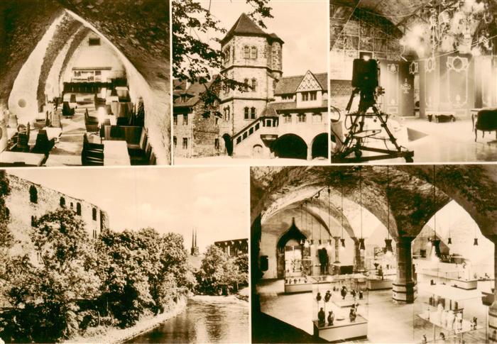 Halle  Saale Moritzburg Teilansichten