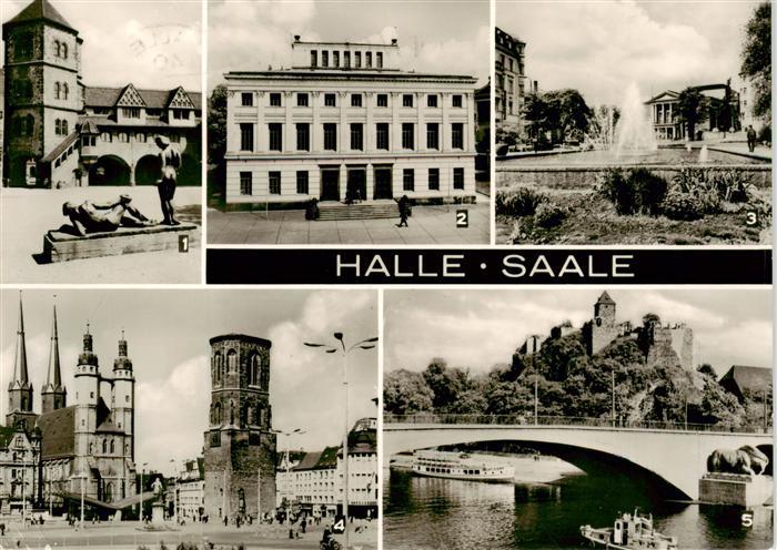 Halle Saale Burghof Moritzburg Martin Luther Universitaet Theater des Friedens