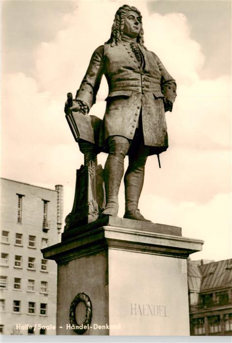 Halle  Saale Haendel Denkmal