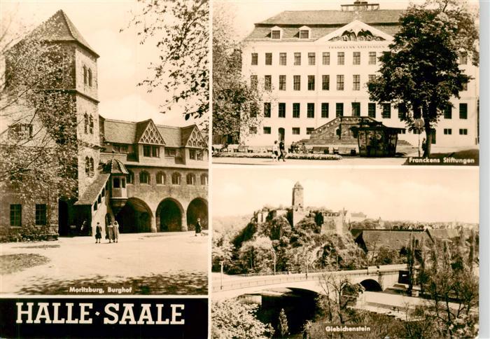 Halle Saale Moritzburg Burghof Franckens Stiftungen Burg Giebichenstein