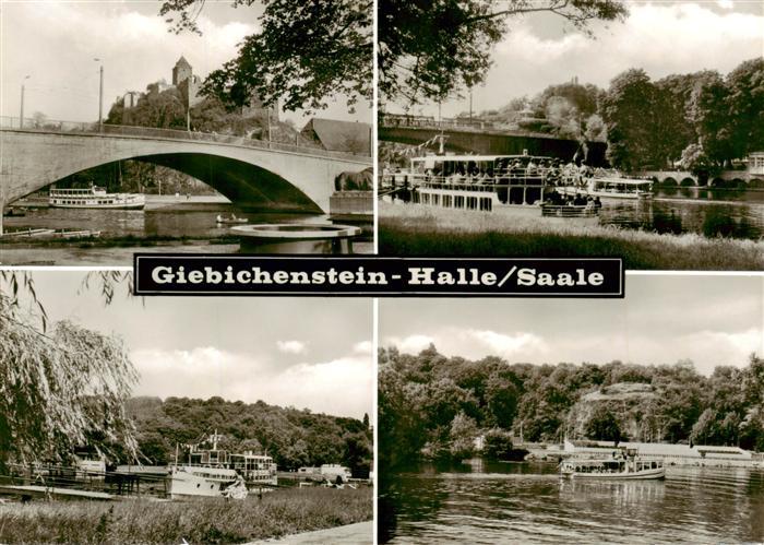 Halle  Saale Burg Giebichenstein Saalepartien