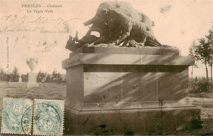 Presles 95 Val-d Oise Chateau Le Tapis Vert