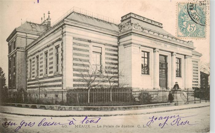 Meaux 77 Seine-et-Marne Le Palais de Justice