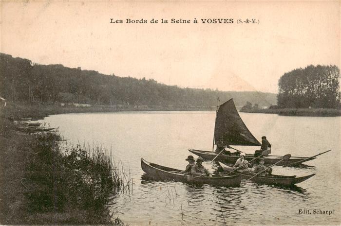 Vosves Melun 77 Seine-et-Marne Les Bords de la Seine