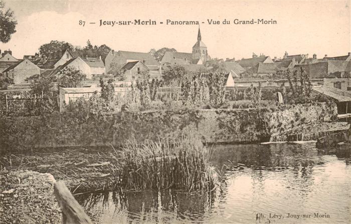 Jouy-sur-Morin 77 Seine-et-Marne Panorama Vue du Grand Morin