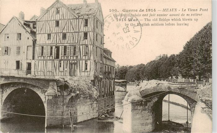 Meaux 77 Seine-et-Marne Le Vieux Pont
