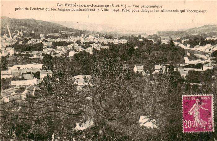 La Ferte-sous-Jouarre 77 Seine-et-Marne Vue panoramique