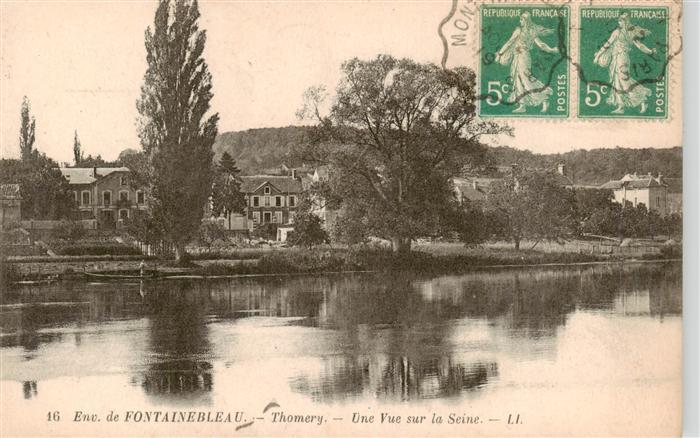 Thomery 77 Seine-et-Marne Une Vue sur la Seine