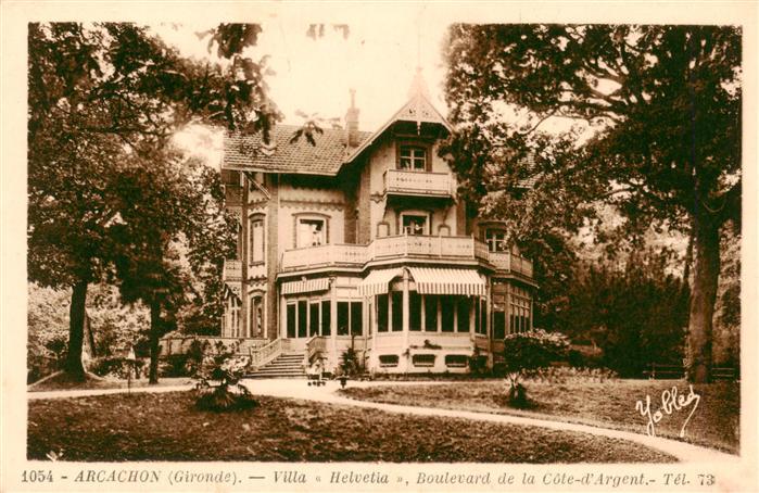 Arcachon 33 Gironde Villa Helvetica Boulevard de la Cote d'