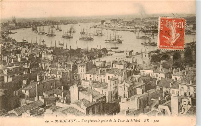 Bordeaux 33 Vue generale prise de la Tour St Michel