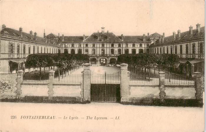 Fontainebleau 77 Seine et Marne Le Lycee