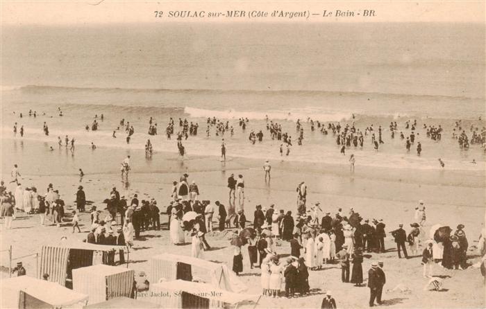 Soulac-sur-Mer 33 Gironde Le Bain