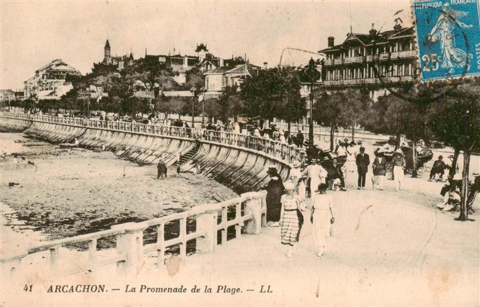 Arcachon 33 Gironde La Promenade de la Plage
