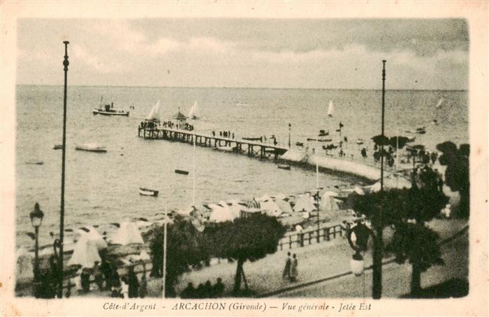 Arcachon 33 Gironde Vue generale Jetee Est