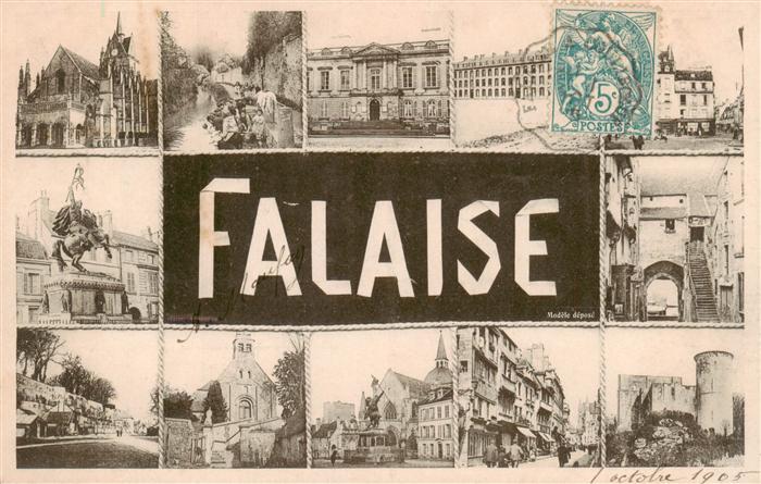 Falaise  14 Calvados Vue d'ensemble