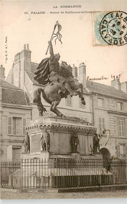 Falaise  14 Calvados Statue de Guillaume le Conquerant
