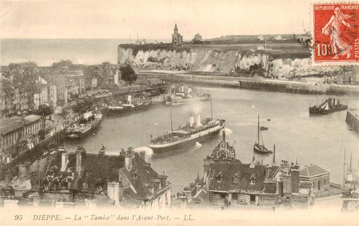 Dieppe 76 Seine-Maritime La Tamise dans l’Avant Port