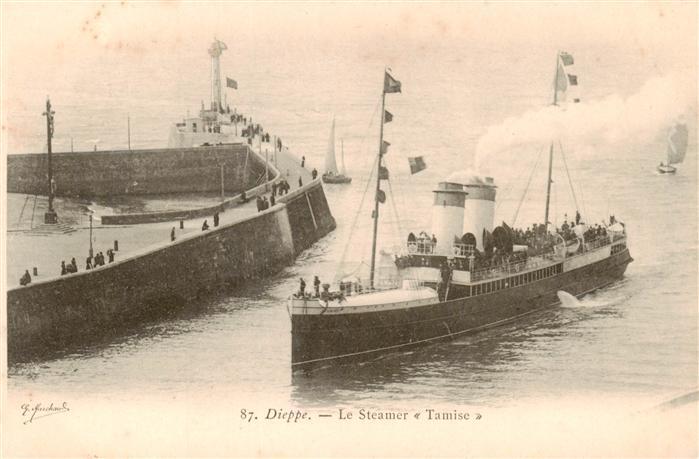 Dieppe 76 Seine-Maritime Le Steamer Tamise