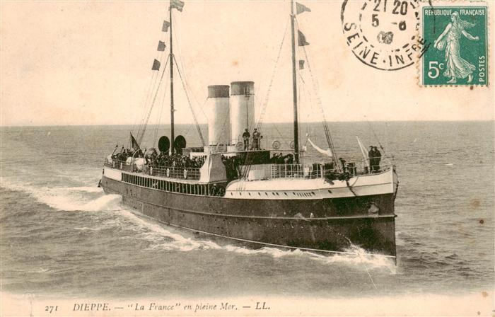 Dieppe 76 Seine-Maritime Öa France en pleine Mer