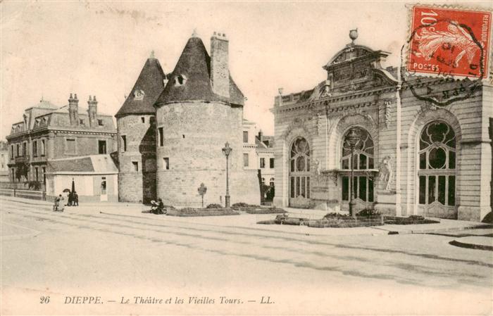 Dieppe 76 Seine-Maritime Le Theatre et les Vieilles Tours